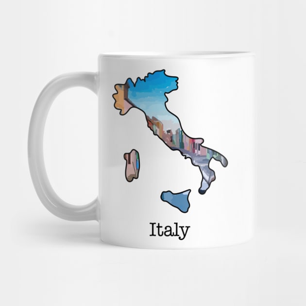 Map of Italy by Playful Creatives